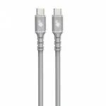 Tb Energy USB 2.0 Cable USB-C male - USB-C 100W Γκρι 1m (AKTBXKUCC2SI10G)