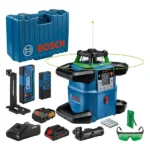 Bosch GRL 650 CHVG Περιστροφικό Αλφάδι Laser Πράσινης Δέσμης 18V με Εύρος Εργασίας 70m