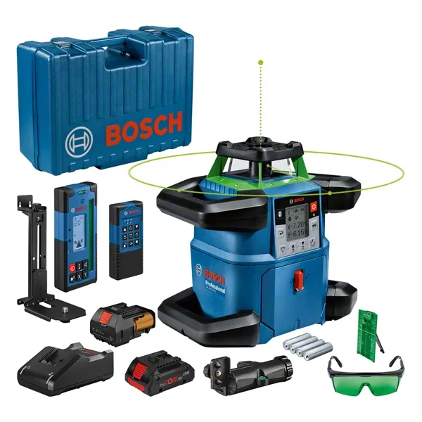 20221214112429_bosch_grl_650_chvg_peristrofiko_alfadi_laser_prasinis_desmis Bosch GRL 650 CHVG Περιστροφικό Αλφάδι Laser Πράσινης Δέσμης 18V με Εύρος Εργασίας 70m - Image 1