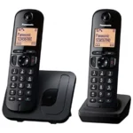 Panasonic KX-TGC212 Ασύρματο Τηλέφωνο Duo Μαύρο
