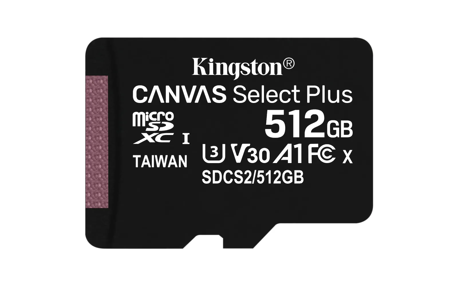 Kingston Canvas Select Plus microSDXC 512GB Class 10 U3 V30 A1 UHS-I - Image 1