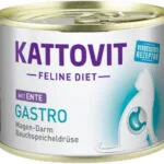 Kattovit Feline Diet Gastro Υγρή Τροφή για Ενήλικες Γάτες σε Κονσέρβα με Πάπια Διαίτης 85gr