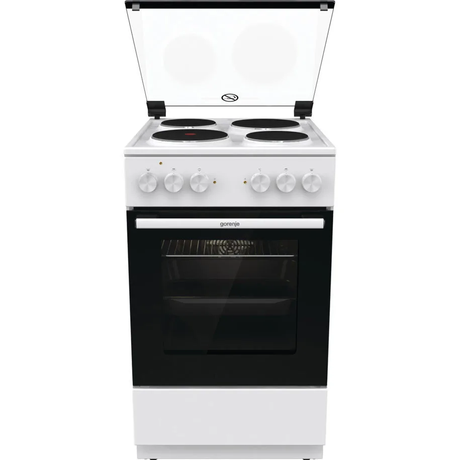 Gorenje GE5A41WH Κουζίνα 70lt με Εμαγιέ Εστίες Π50εκ. Λευκή - Image 1