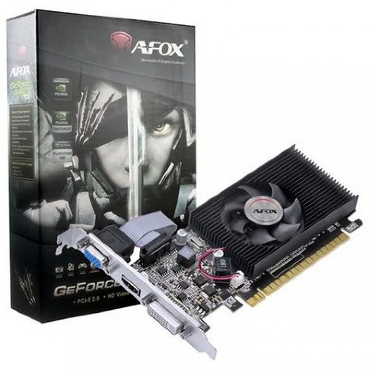 Afox GeForce GT 730 4GB GDDR3 Κάρτα Γραφικών AF730-4096D3L5 - Image 1