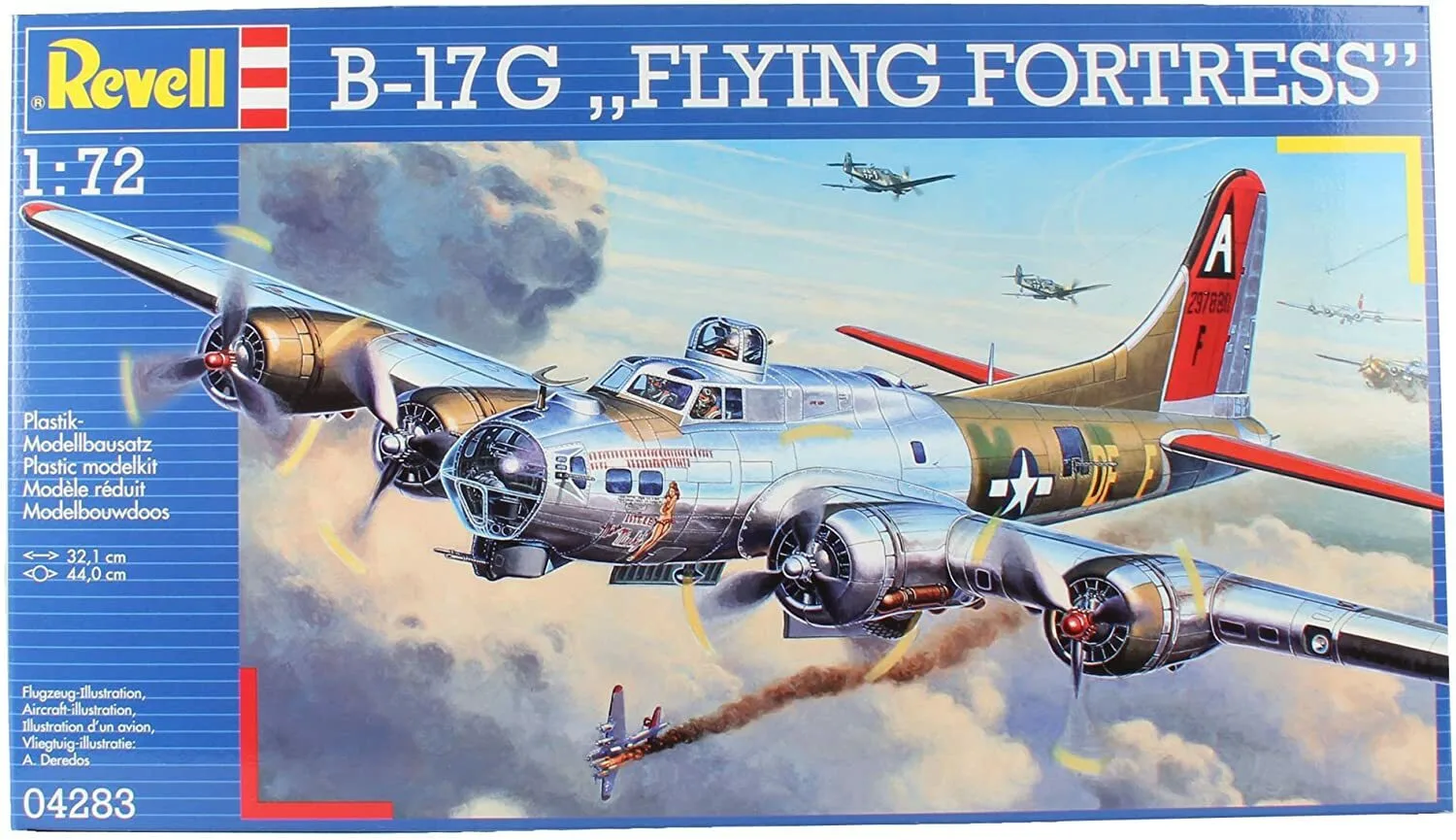 Revell Φιγούρα Μοντελισμού Αεροπλάνο B-17G Flying Fortress 237 Κομματιών σε Κλίμακα 1:72 32.1x44εκ. 04283 - Image 1