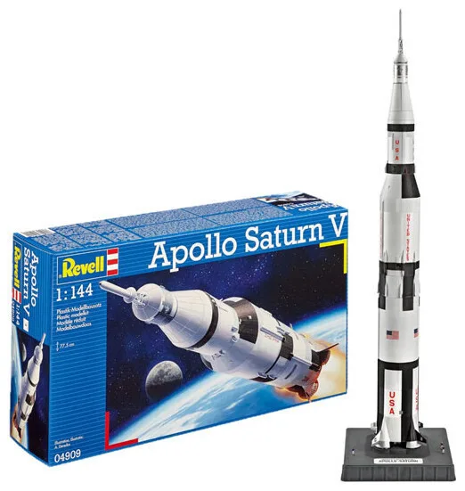 Revell Apollo Saturn V Φιγούρα Μοντελισμού σε Κλίμακα 1:144 04909 - Image 1