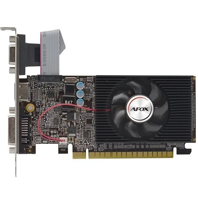 Afox GeForce GT 610 1GB GDDR3 Κάρτα Γραφικών AF610-1024D3L7-V5 - Image 1