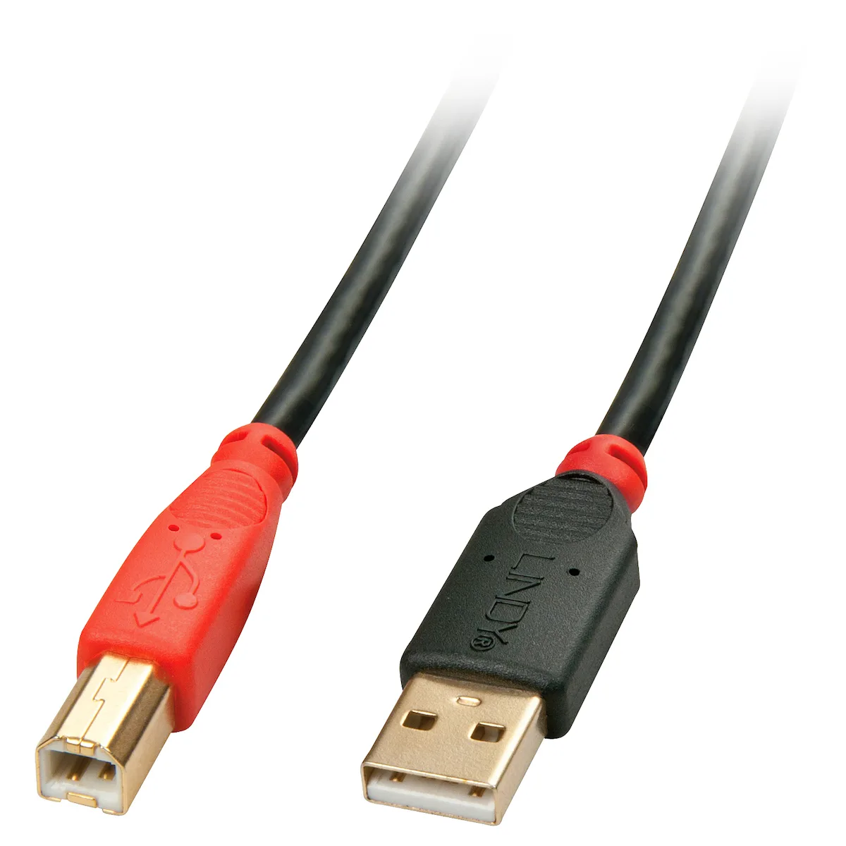 20230105132430_lindy_usb_2_0_cable_usb_a_male_usb_b_male_10m_42761 Lindy USB 2.0 Cable USB-A male - USB-B male Μαύρο 10m 42761 - Image 1