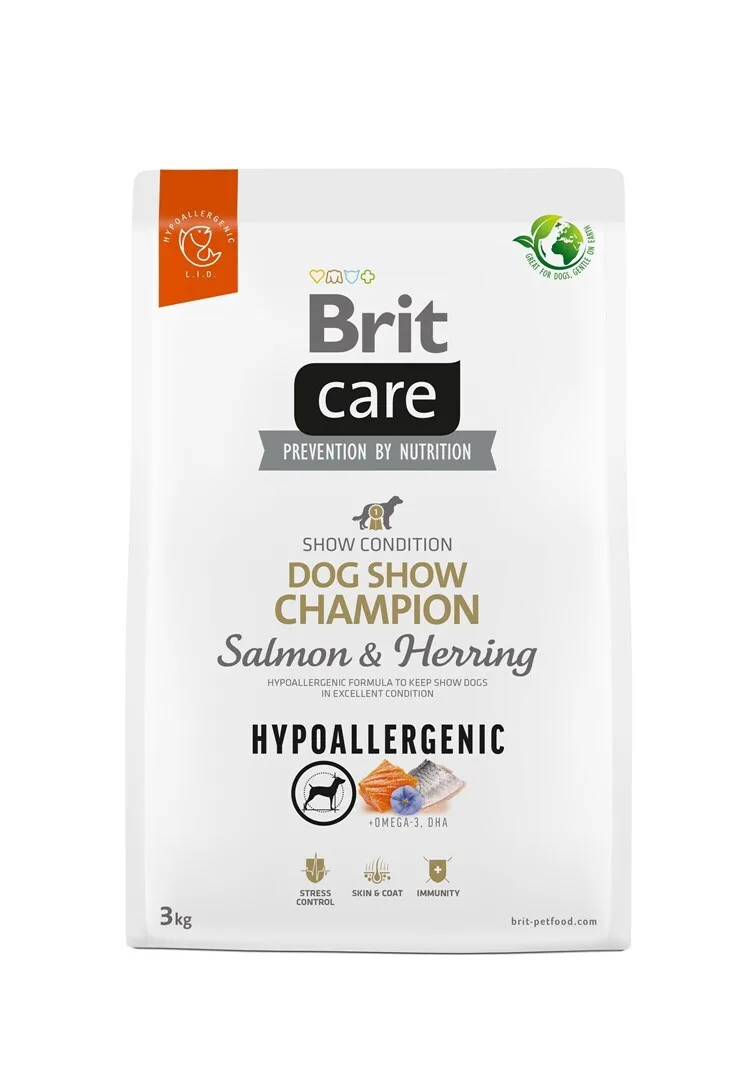 20230117145559_brit_care_dog_show_champion_3kg_xira_trofi_gia_enilikous_skylous_choris_sitira_me_rega_solomo Brit Care Dog Show Champion 3kg Ξηρά Τροφή χωρίς Σιτηρά & Γλουτένη για Ενήλικους Σκύλους με Ρέγγα και Σολομό - Image 1