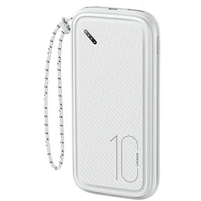 Usams PB56 Power Bank 10000mAh με 2 Θύρες USB-A Λευκό - Image 1