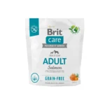 Brit Care Skin & Coat Adult 1kg Ξηρά Τροφή χωρίς Σιτηρά & Γλουτένη για Ενήλικους Σκύλους με Σολομό