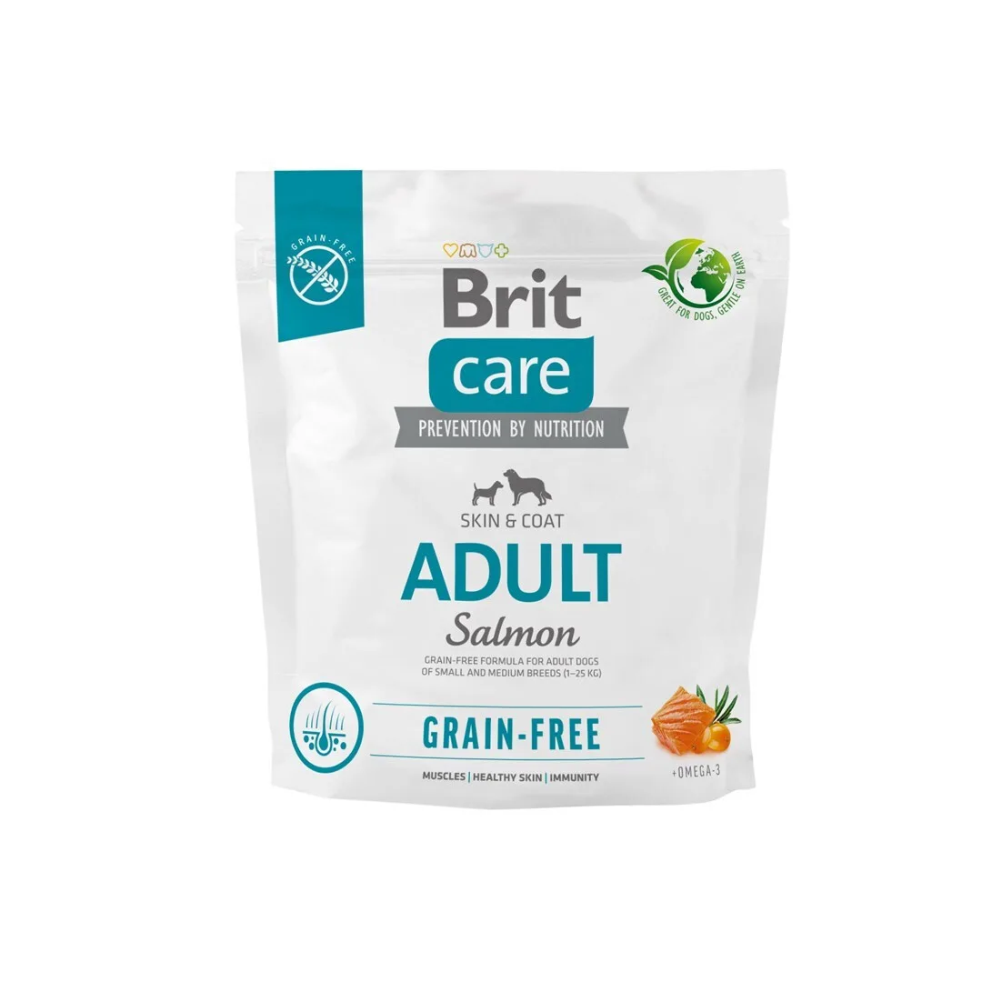 20230120092743_brit_care_skin_coat_adult_1kg_xira_trofi_skylon_mikrosomon_fylon_me_solomo Brit Care Skin & Coat Adult 1kg Ξηρά Τροφή χωρίς Σιτηρά & Γλουτένη για Ενήλικους Σκύλους με Σολομό - Image 1