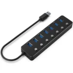 Gembird USB 3.1 Hub 7 Θυρών με σύνδεση USB-A & Θύρα Φόρτισης (UHB-U3P7P-01)