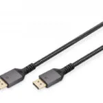 Digitus Cable DisplayPort male - DisplayPort male 1m Μαύρο (DB-340201-010-S)