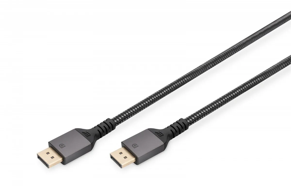 Digitus Cable DisplayPort male - DisplayPort male 1m Μαύρο (DB-340201-010-S) - Image 1