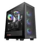 Thermaltake V350 TG ARGB Air Gaming Midi Tower Κουτί Υπολογιστή με Πλαϊνό Παράθυρο Μαύρο
