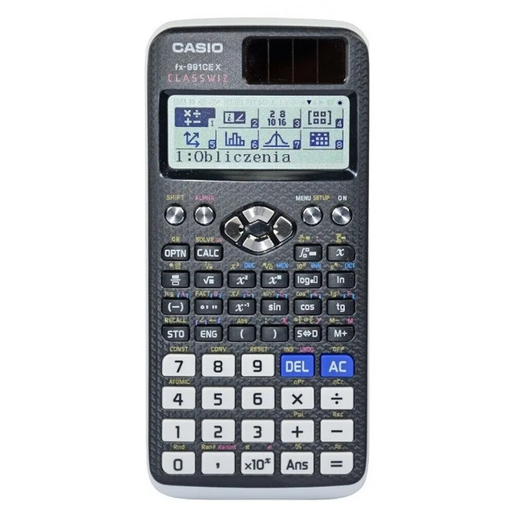 Αριθμομηχανή Casio Scientific Fx 991cex Classwiz Black 12-digit Display Πολωνικό Μενού - Image 1