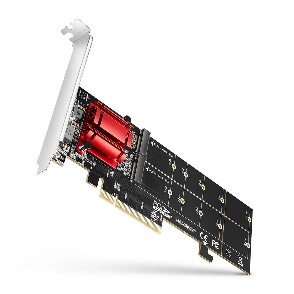 Axagon Κάρτα PCIe σε 2 θύρες M.2 (PCEM2-ND) - Image 1