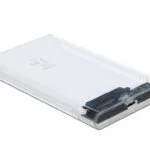 DeLock Θήκη για Σκληρό Δίσκο 2.5" SATA III με σύνδεση USB3.1 σε Διάφανο χρώμα (42617)