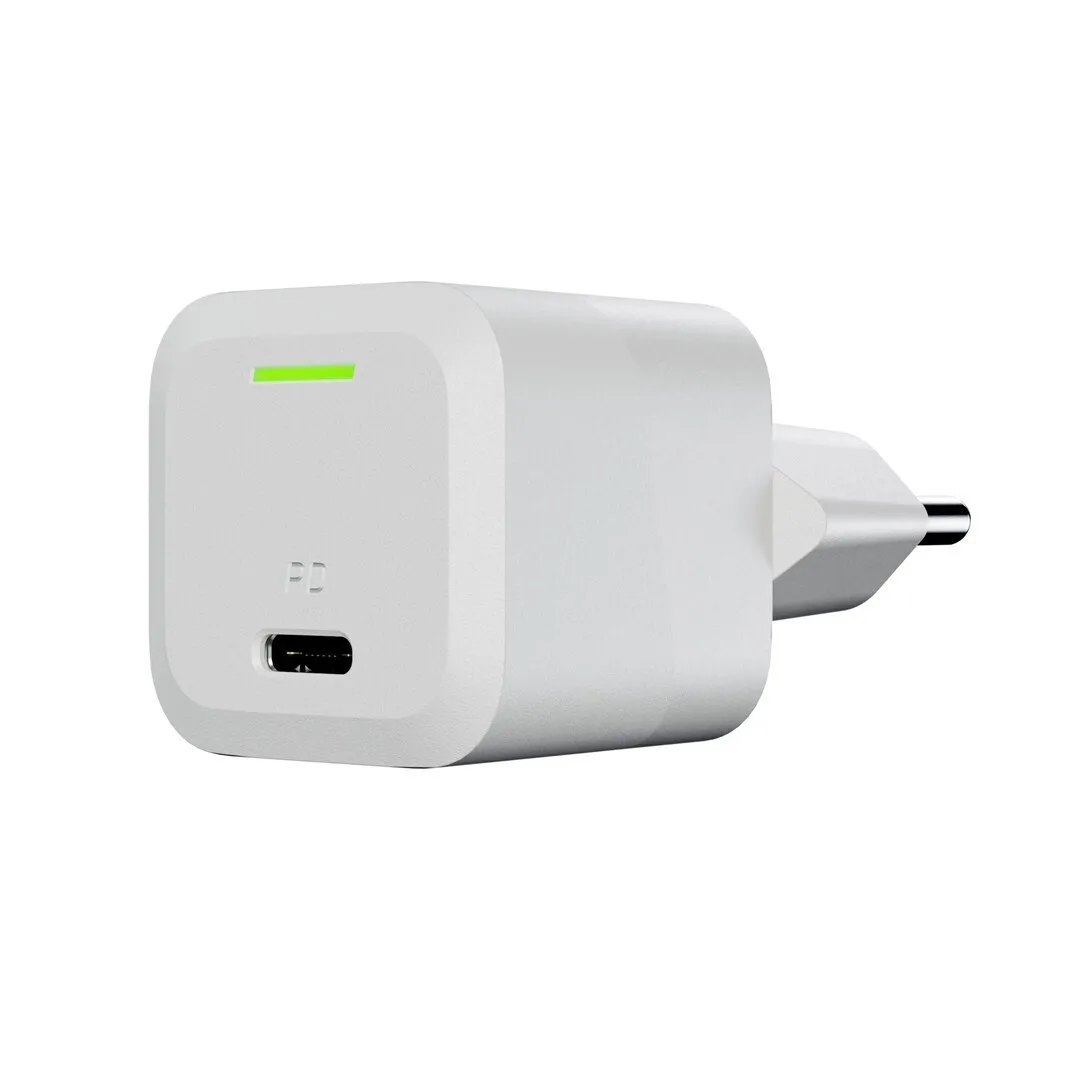 Green Cell Φορτιστής Χωρίς Καλώδιο GaN με Θύρα USB-C 33W Power Delivery / Quick Charge 3.0 Λευκός (CHARGC06W) - Image 1