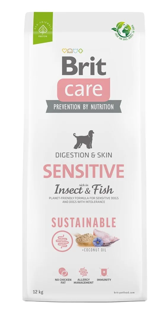 Brit Care Digestion & Skin Sensitive 12kg Ξηρά Τροφή χωρίς Σιτηρά & Γλουτένη για Ενήλικους Σκύλους με Ψάρια - Image 1