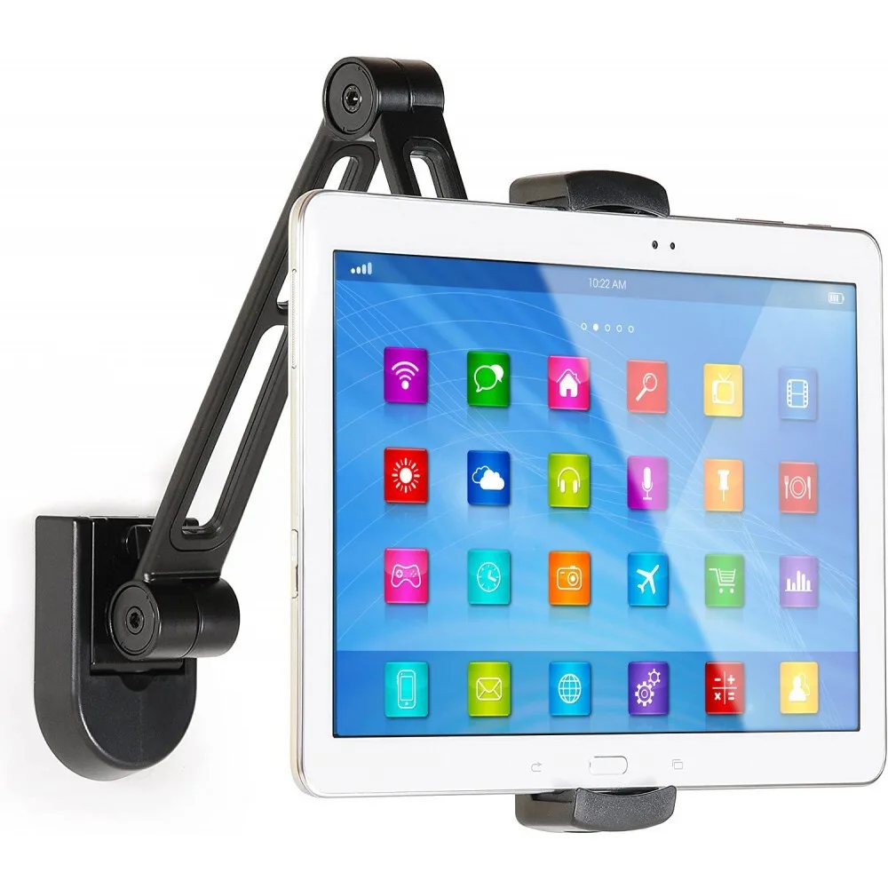 20230210104448_techly_vasi_tablet_toichou_eos_12_9_se_mayro_chroma Techly Βάση Tablet Τοίχου έως 12.9" σε Μαύρο χρώμα - Image 1