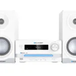 Blaupunkt Ηχοσύστημα 2.0 MS16BT 15W με CD / Digital Media Player και Bluetooth Λευκό