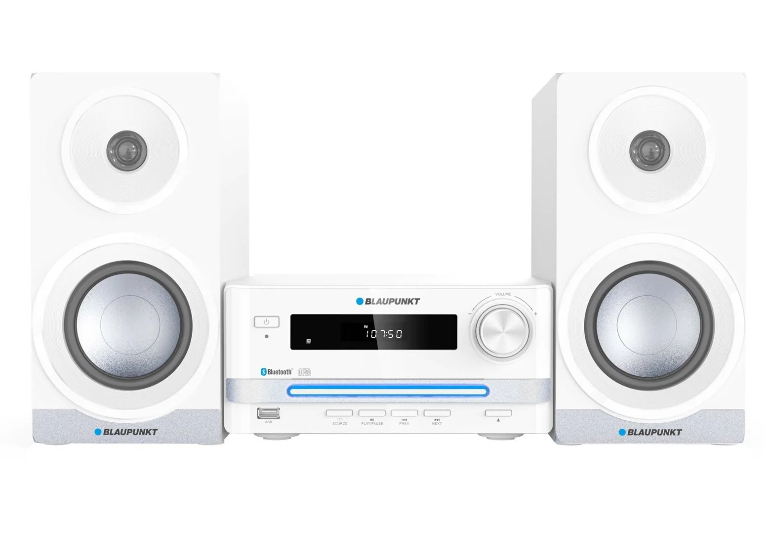 20230210121533_blaupunkt_ichosystima_2_0_ms16bt_15w_me_cd_digital_media_player_kai_bluetooth_mayro Blaupunkt Ηχοσύστημα 2.0 MS16BT 15W με CD / Digital Media Player και Bluetooth Λευκό - Image 1