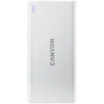 Canyon PB-106 Power Bank 10000mAh με 2 Θύρες USB-A Λευκό
