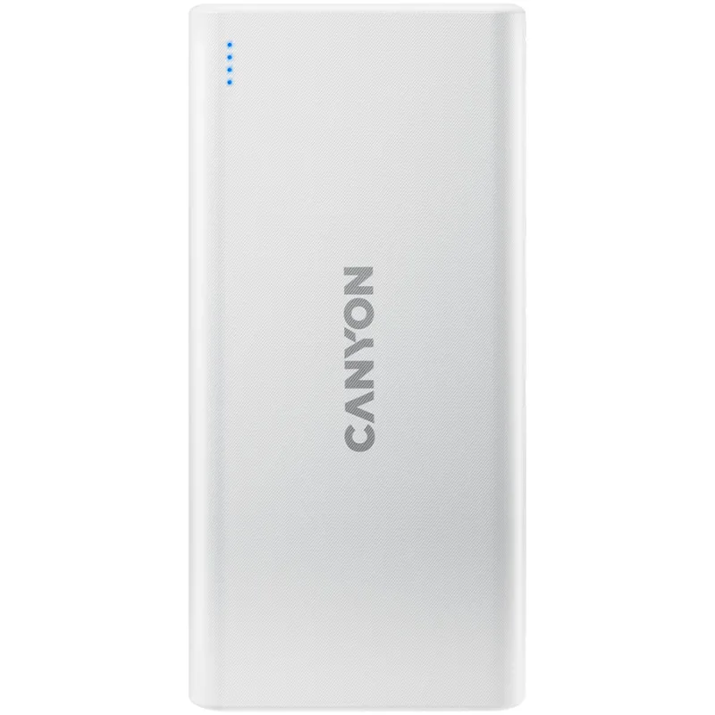 20230210130944_canyon_pb_106_power_bank_10000mah_me_2_thyres_usb_a_leyko Canyon PB-106 Power Bank 10000mAh με 2 Θύρες USB-A Λευκό - Image 1