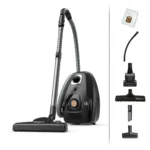 Rowenta Green Force Effitech Ηλεκτρική Σκούπα 400W με Σακούλα 4.5lt Black