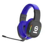 Sparco Race Ασύρματο Over Ear Gaming Headset με σύνδεση Bluetooth Μπλε