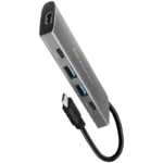 Axagon HMC-5G2 USB-C Docking Station με HDMI 4K PD Ασημί