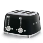 Smeg TSF03BLEU Φρυγανιέρα 4 Θέσεων 2000W Μαύρη