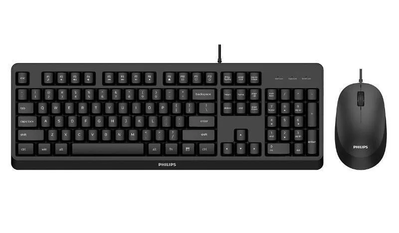 20230221125040_philips_spt6207bl_set_pliktrologio_pontiki_agliko_us Philips SPT6207BL Σετ Πληκτρολόγιο & Ποντίκι Αγγλικό US - Image 1