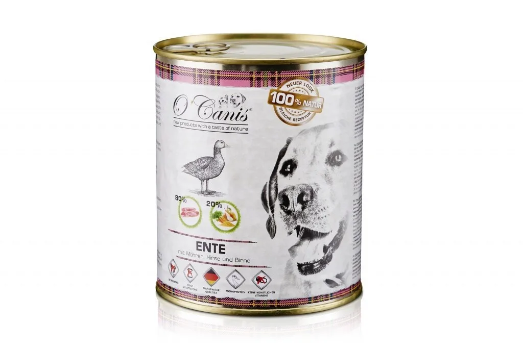 20230223150700_o_canis_papia_800gr O'Canis Υγρή Τροφή Σκύλων σε Κονσέρβα με Πάπια χωρίς Γλουτένη 800gr - Image 1