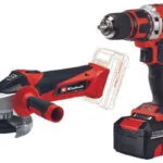 Einhell TE-TK 18/2 Li Kit (CD+AG) Σετ Γωνιακός Τροχός & Δραπανοκατσάβιδο 18V με 1 Μπαταρία 4Ah