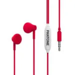 Celly Ακουστικά Ψείρες In Ear Pantone Κόκκινα