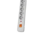 Acar Power Extension Ac Outlet Πολύπριζο Aσφαλείας 5 Θέσεων με USB-A, Διακόπτη και Καλώδιο 3m Γκρι ALP-ACARX5-----113