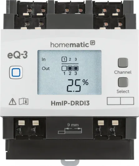 20230302103249_homematic_hmip_drdi3_endiamesos_diakoptis_se_leyko_chroma_154434a0 HomeMatic HMIP-DRDI3 Dimmer Ράγας 230V 154434A0 - Image 1