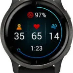 Garmin Venu 2 Stainless Steel 45mm Αδιάβροχο Smartwatch με Παλμογράφο (Slate / Black)