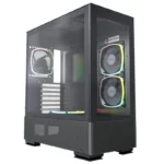 Montech Sky Two Gaming Midi Tower Κουτί Υπολογιστή με Πλαϊνό Παράθυρο και RGB Φωτισμό Μαύρο