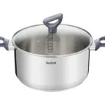 Tefal Daily Cook Βαθιά Ανοξείδωτη Κατσαρόλα 5.36lt / 24cm G7124645