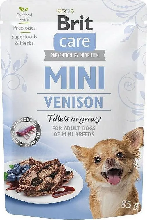 20230313142640_brit_care_mini_elafi_85gr Brit Care Υγρή Τροφή Σκύλων σε Φακελάκι με Ελάφι χωρίς Σιτηρά & Γλουτένη 85gr 305525 - Image 1