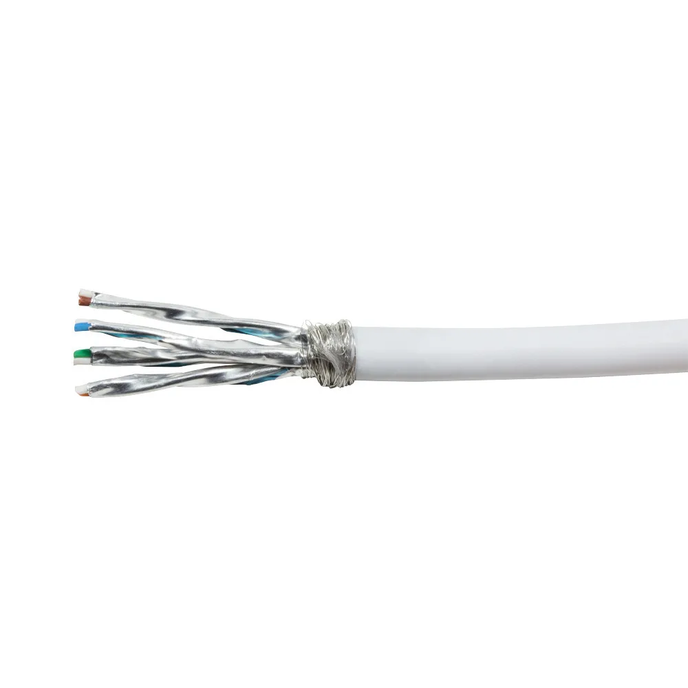 LogiLink SF/FTP Cat.7 Καλώδιο Δικτύου Ethernet χωρίς ακροδέκτες 100m Λευκό 1τμχ CPV0041 - Image 1