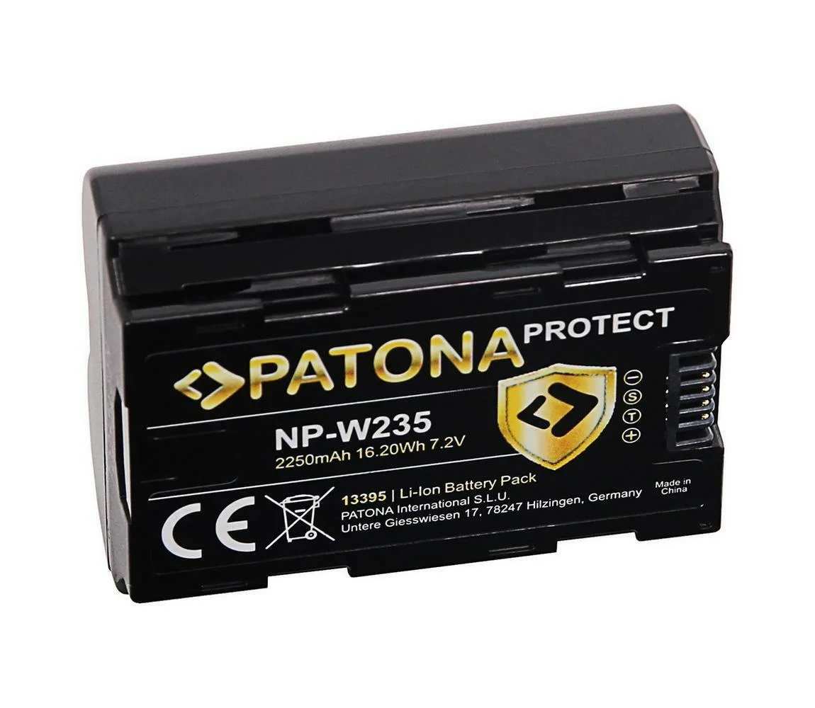 20230314113851_patona_mpataria_fotografikis_michanis_protect_np_w235_ionton_lithiou_li_ion_2250mah_symvati_me_fujifilm_x_t4 Patona Μπαταρία Φωτογραφικής Μηχανής Protect NP-W235 Ιόντων-Λιθίου (Li-ion) 2250mAh Συμβατή με Fujifilm X-T4 - Image 1