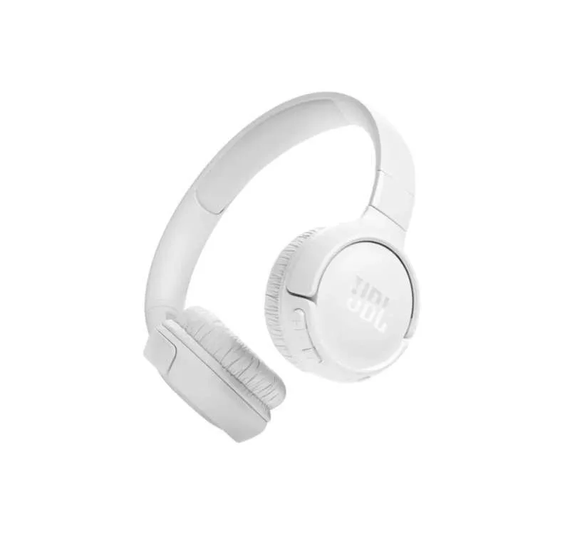 JBL Tune 520BT Ασύρματα / Ενσύρματα On Ear Ακουστικά με 57 ώρες Λειτουργίας και Quick Charge Λευκά - Image 1
