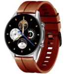 Oromed Fit8 Pro 46mm Αδιάβροχο Smartwatch με Παλμογράφο (Καφέ)