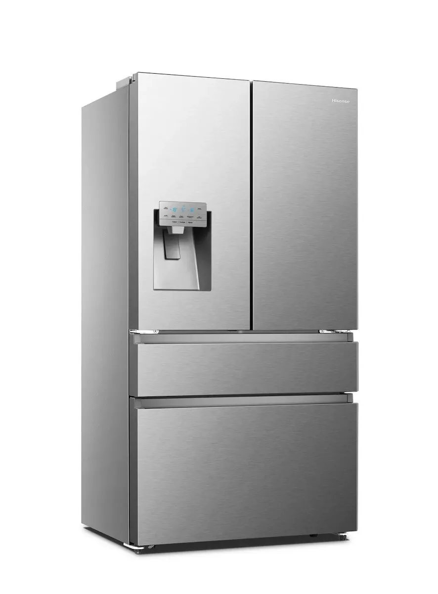 Hisense Ψυγείο Ντουλάπα 560lt Total NoFrost Υ178.5xΠ91.4xΒ72.5εκ. Inox RF728N4SASE - Image 1