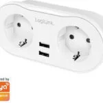 LogiLink Smart Ταφ 2 Θέσεων με 2 USB-A SH0102